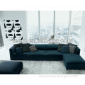 Modern italy style fabric sofa, L shape corner fabric sofa, european simple design fabric sofa D-62 sofa set